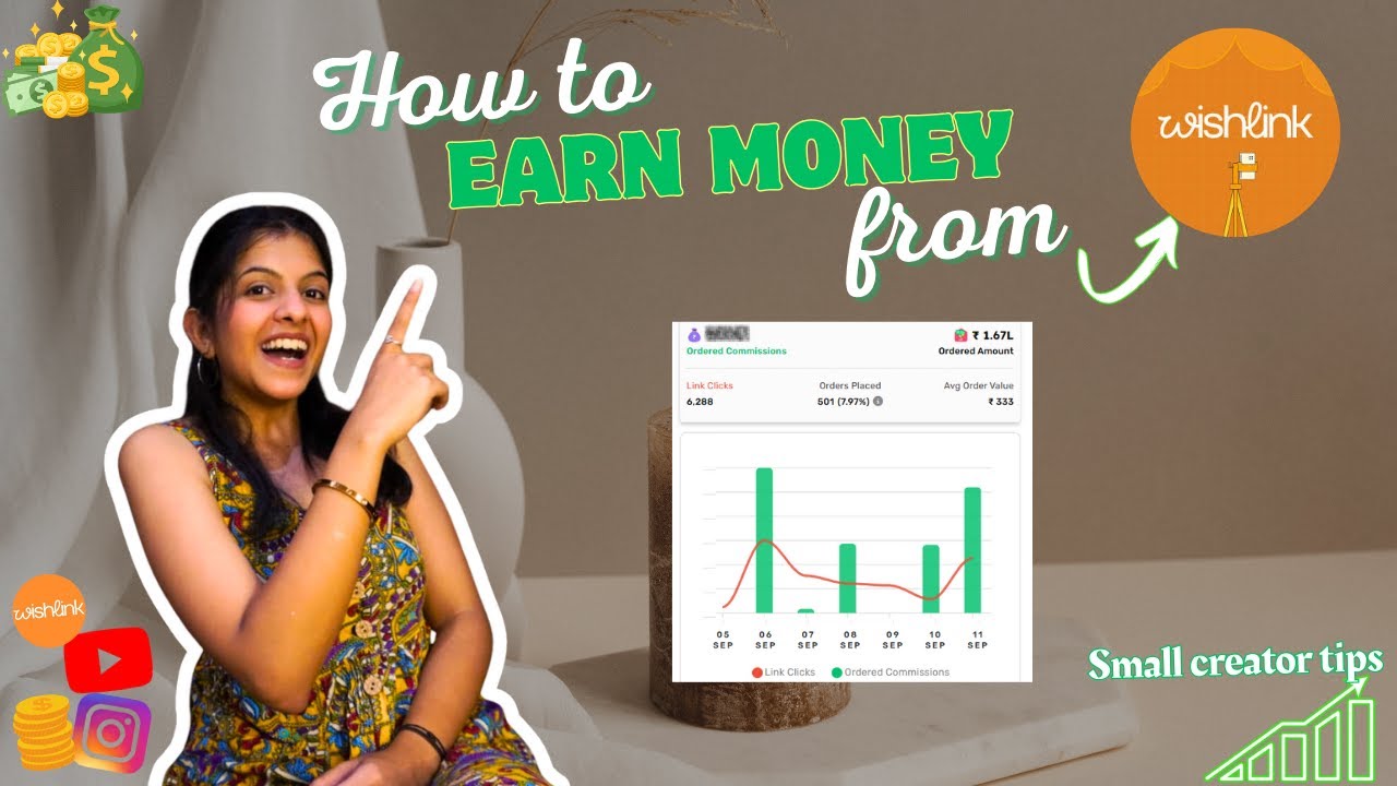 How I Earn money💸 from Wishlink as a Small Creator (Step-by-Step Guide)|| Affiliate App💰 #wishlink