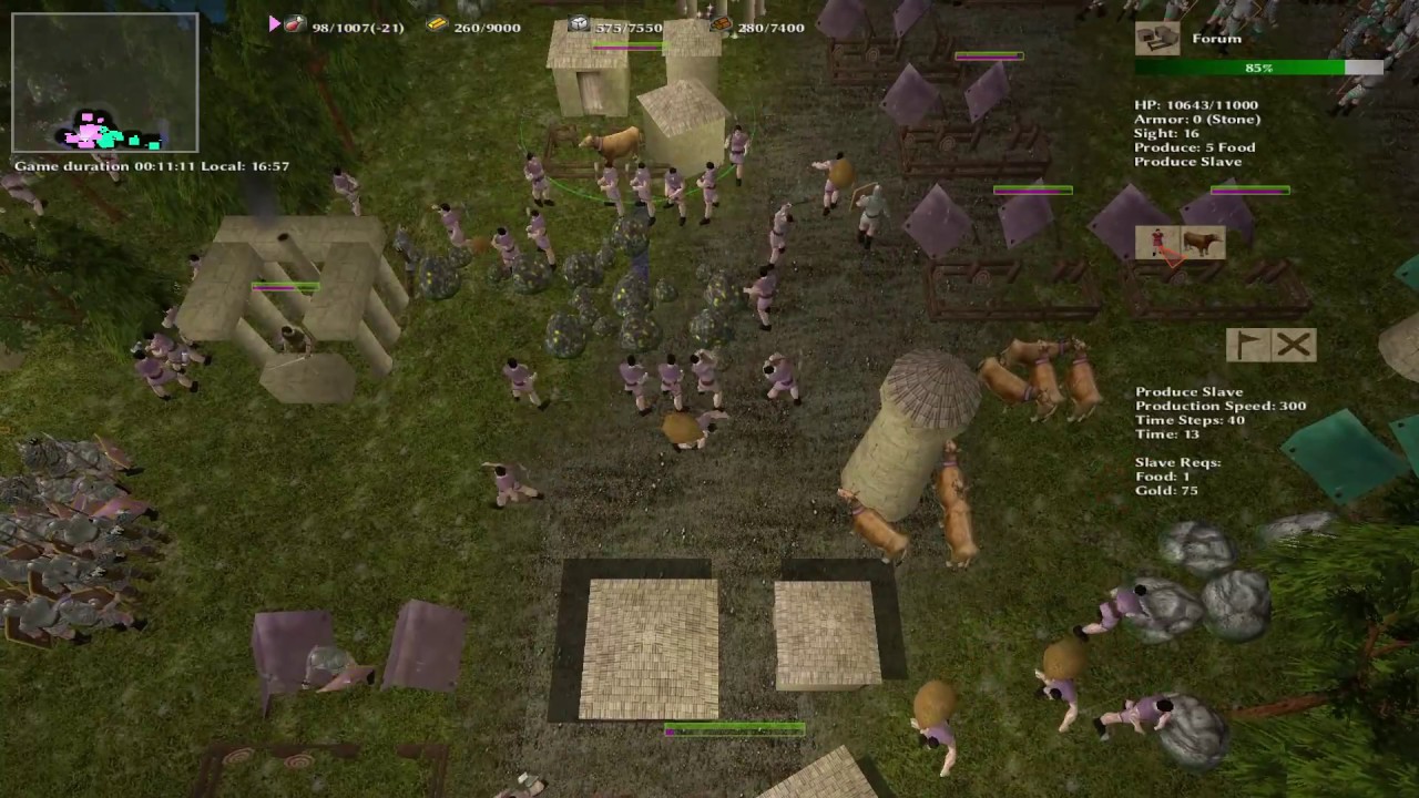 Megaglest: 2 Humans vs 5 CPU Mega 3.0