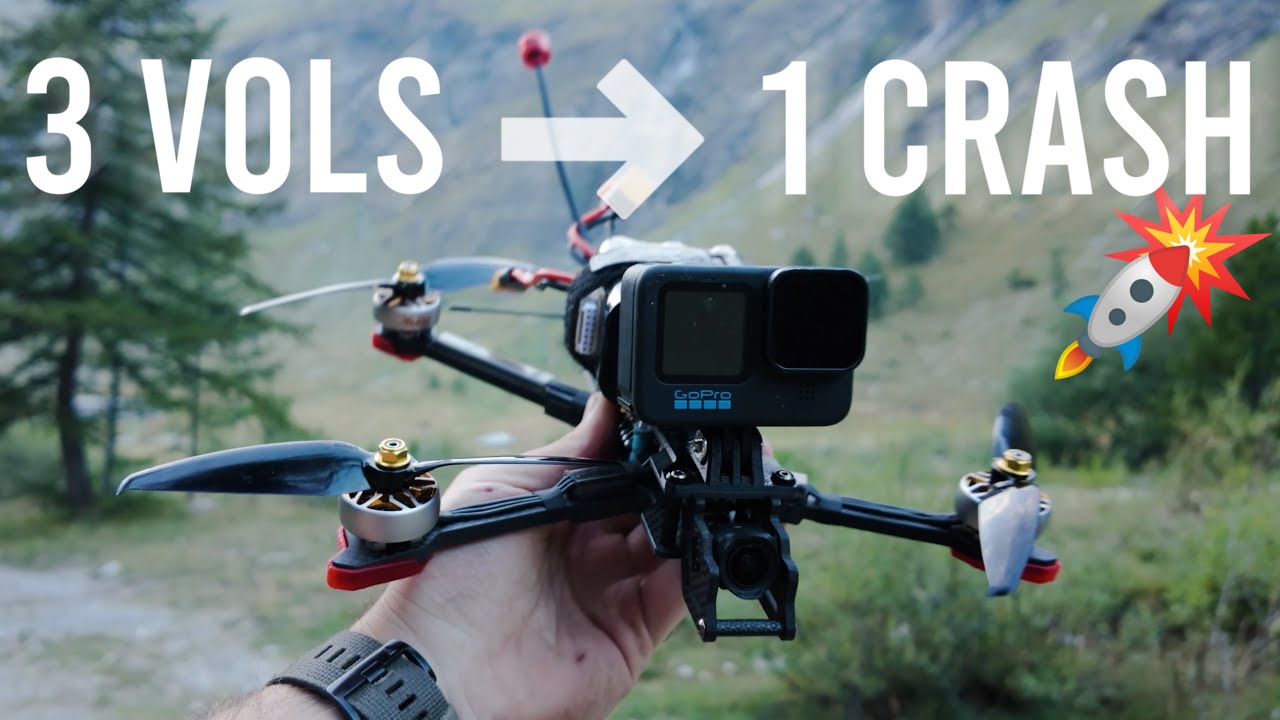 Je crash mon nouveau Drone FPV à son 3ème vol...