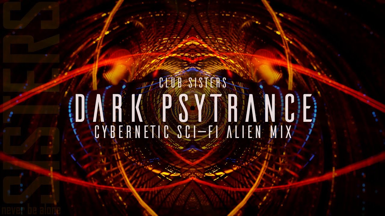 Dark Psytrance | Cybernetic Sci-Fi Alien Mix [Part1] | Original psychedelic VJ loops