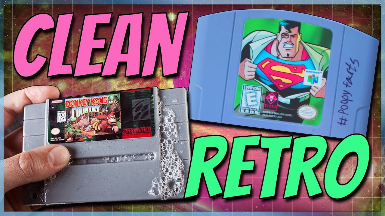 How To Clean Retro Games: Best Methods, No Fancy Cleaning Kits