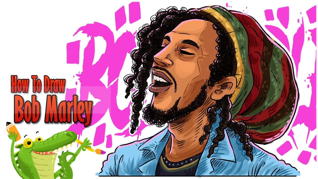 How I draw Bob Marley
