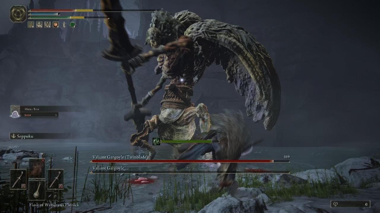 Slaying Valiant Gargoyle Twins - ELDEN RING