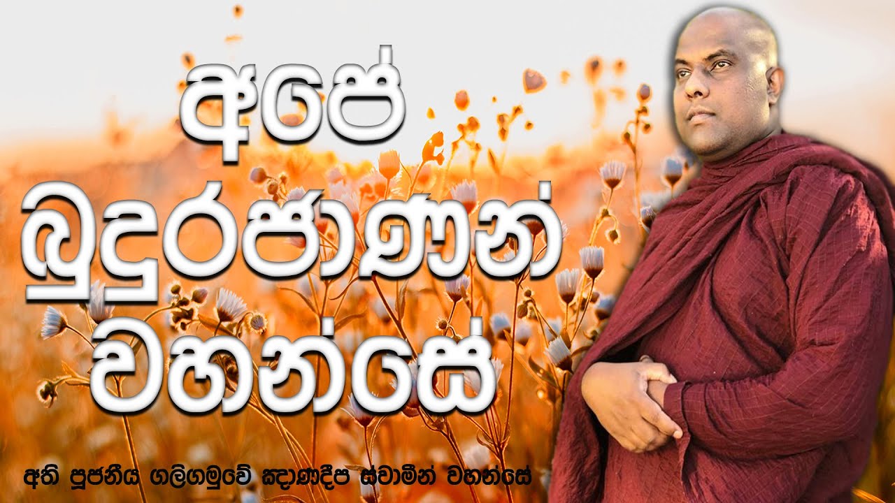 ඔබත් මමත් සරණ ගිය අප ගෞතම බුදුරජාණන් වහන්සේගේ අසිරිය | Galigamuwe Gnanadeepa Thero