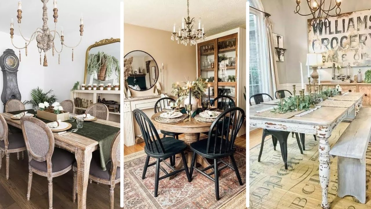 50 Cozy and Charming Vintage Dining Room Inspirations
