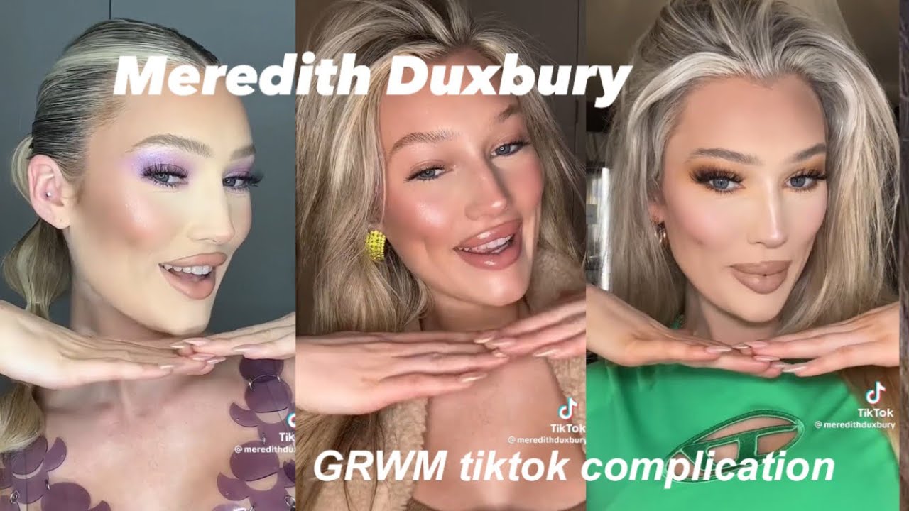 Meredith Duxbury Tiktok complication #trending #foundationchallenge #makeup