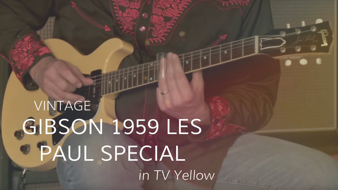 Vintage Gibson 1959 Les Paul Special TV Yellow  •  Wildwood Guitars & The Mike Slubowski Treasures
