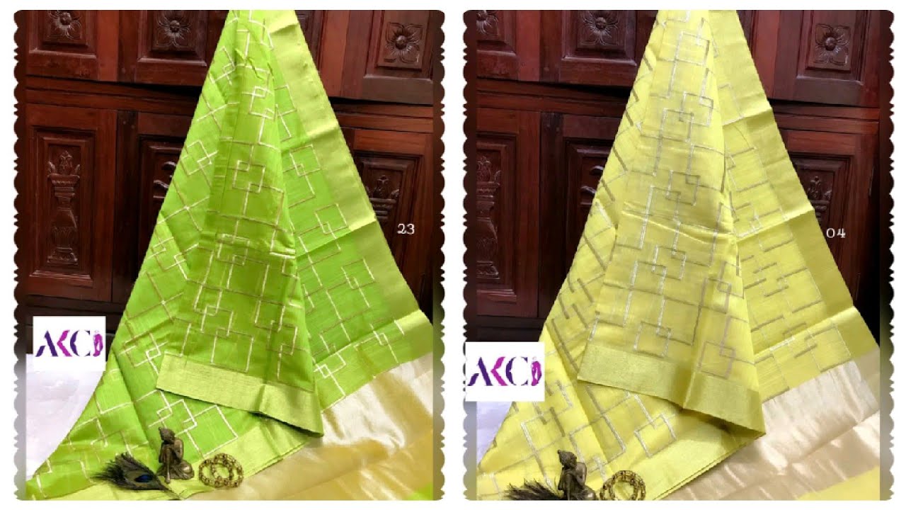 Trendy and Elegant Look Muga Silk Saree with Running Blouse||Pranavee collections