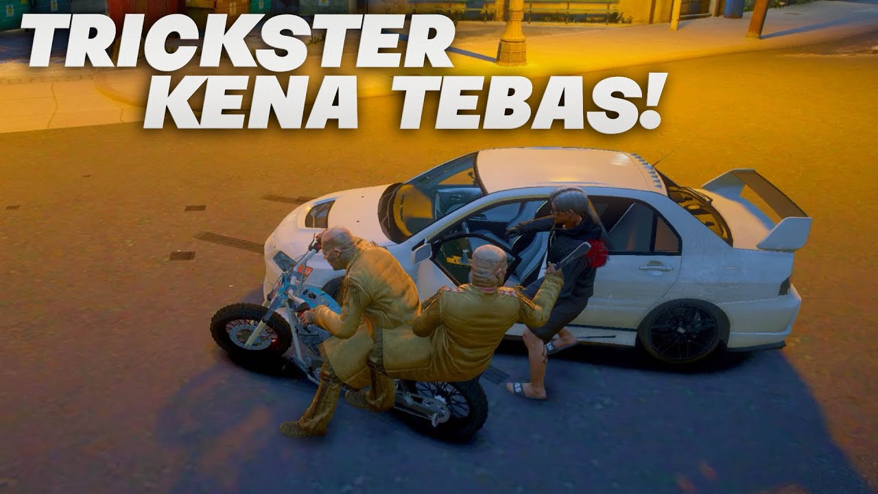 PRANK TRICKSTER SAMPAI DITEMBAKIN DAN DITABRAK! NGERI! - GTA V RP INDONESIA #trickster #hopefully