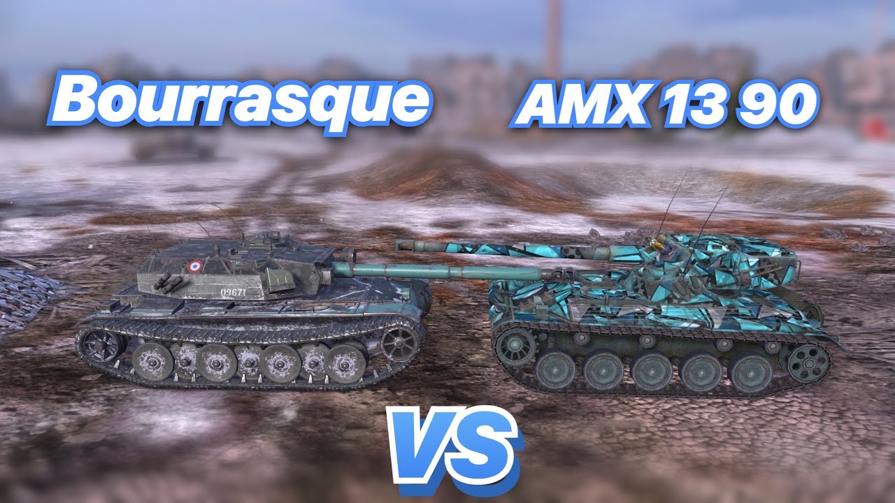 FOR THE GO #91 | BURASIK vs. NINETYK | B-C Bourrasque vs. AMX 13 90 | WoT Blitz | Zlobina Liza