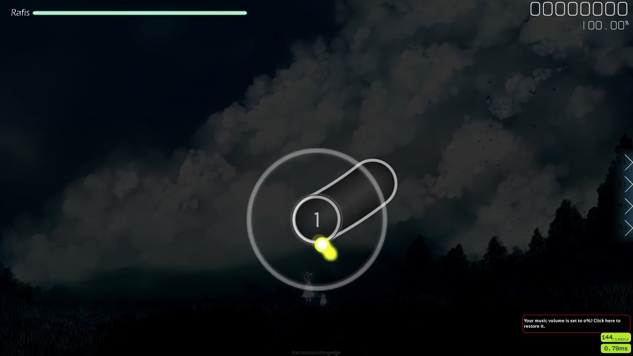 playing osu while watching Netflix
