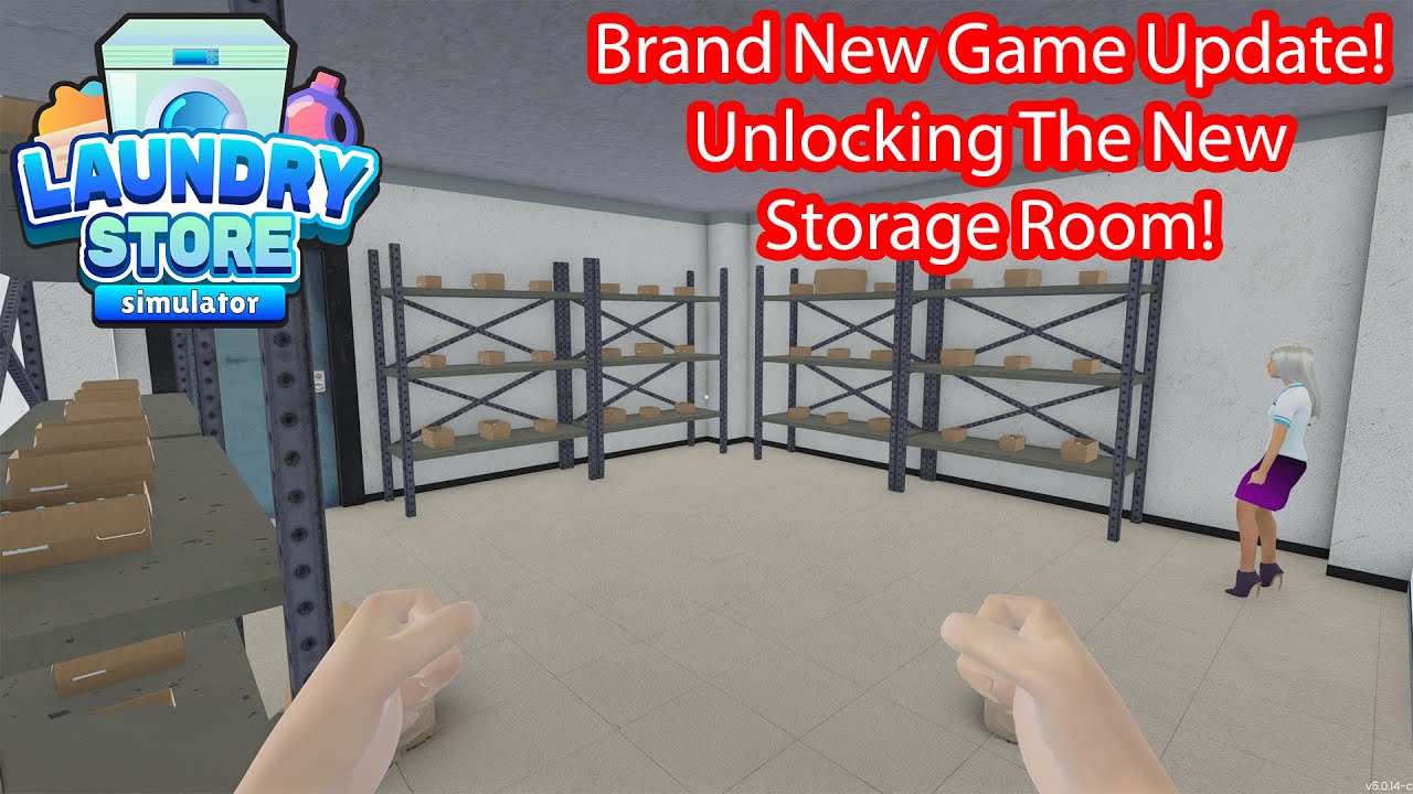 Laundry Store Simulator NEW UPDATE! Unlocking the Game-Changing Storage Room! Part 32