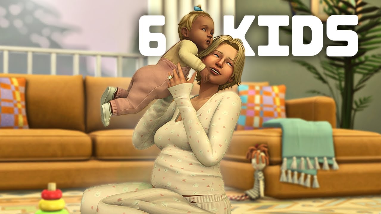 Nora & Caleb Plus 6! Part #1 (Sims 4 Full Stream)