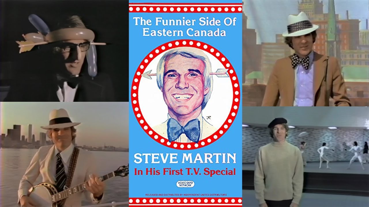 Steve Martin 1974 The Funnier Side of Eastern Canada VHS Upgrade