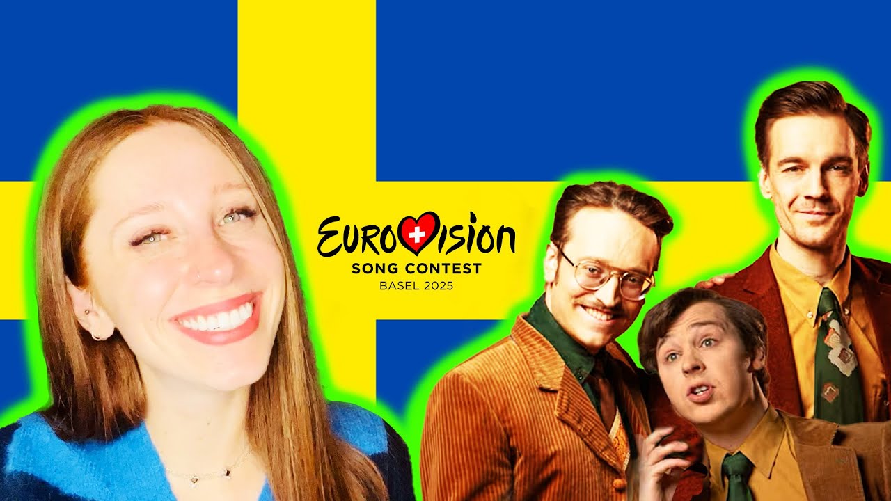 LET'S REACT TO SWEDEN'S SONG FOR EUROVISION 2025 // KAJ 