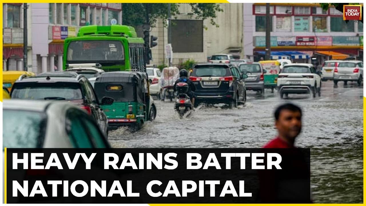 Rain Pours Chaos On Streets, Delhiites Thank Kejriwal For Turning 'Delhi Into Venice'