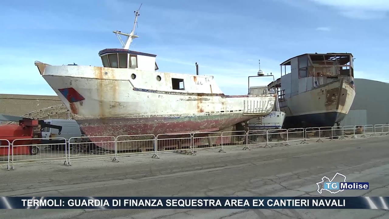 Termoli, guardia di finanza sequestra area ex cantieri navali