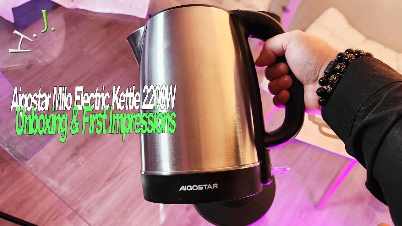Aigostar Milo Electric Kettle 2200W — Unboxing & First Impressions
