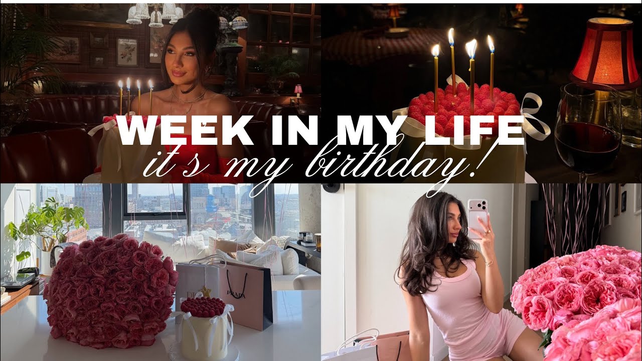 WEEKLY VLOG | my birthday weekend! city nights, alo yoga event, piano bar, try on haul, pilates 