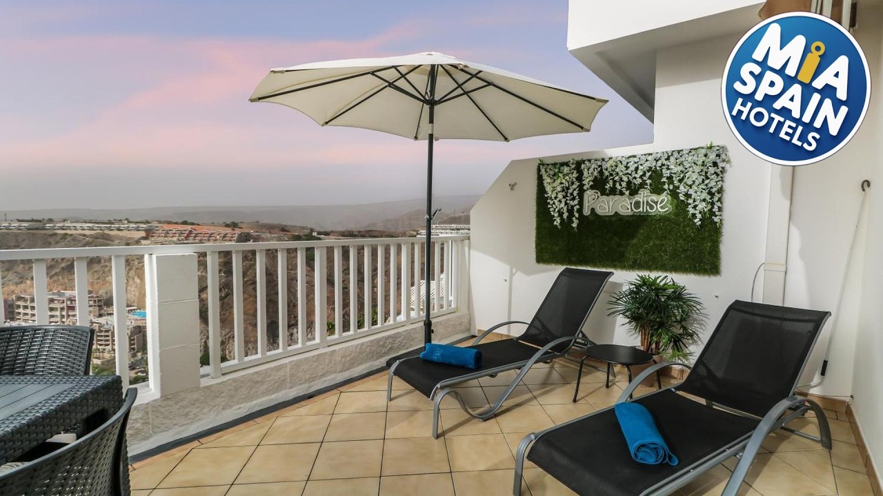 Bright Amadores Seaview Apartment | La Playa de Tauro, Spain | Hotel Review 🏩