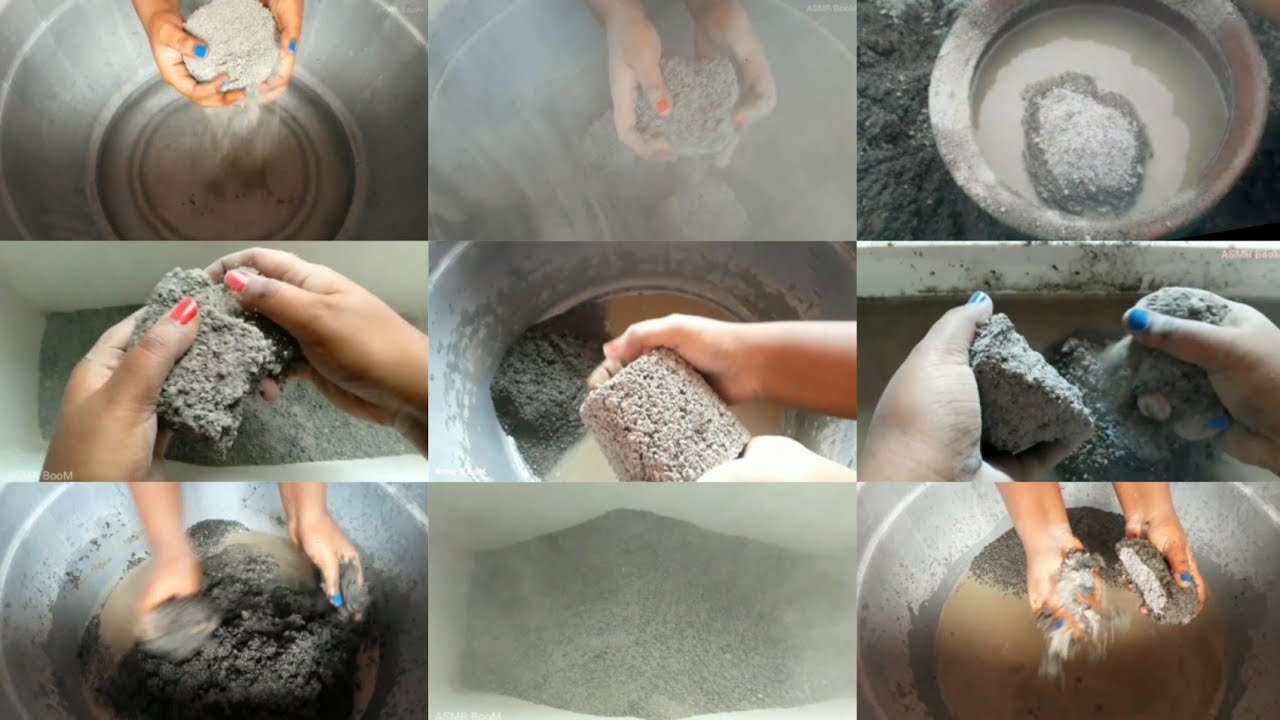 1 hour compilation of Gritty concrete(request)/very satisfying|Asmr Boom