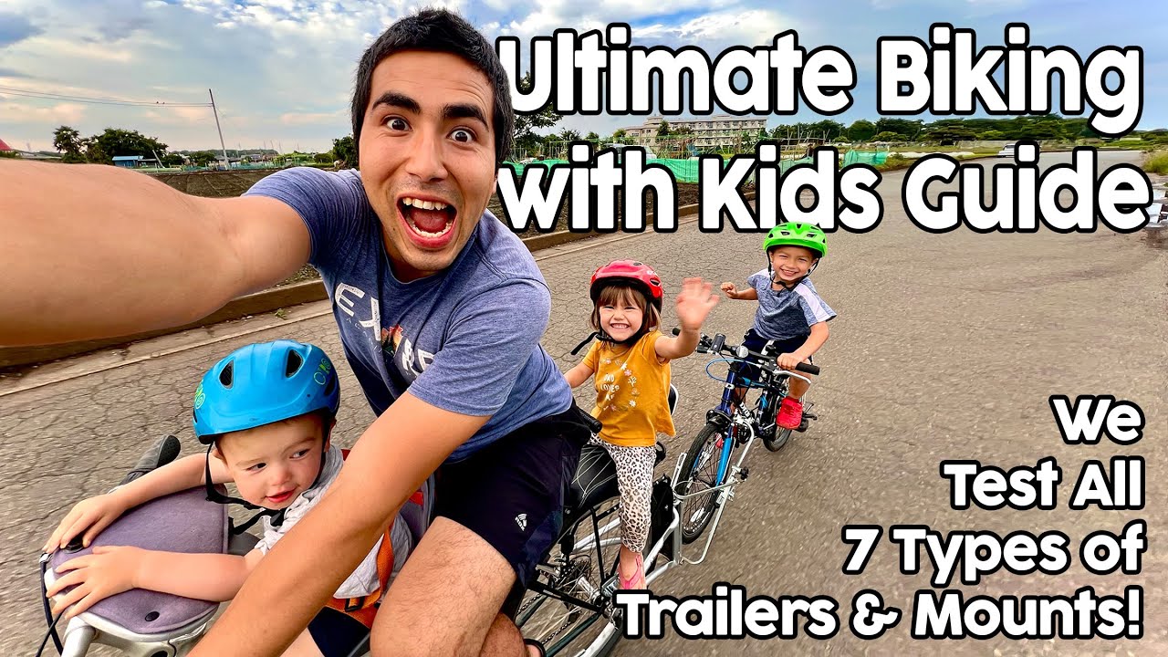 Как кататься на велосипеде с детьми: детские кресла, прицепы, беговелы и педальные велосипеды (мы...