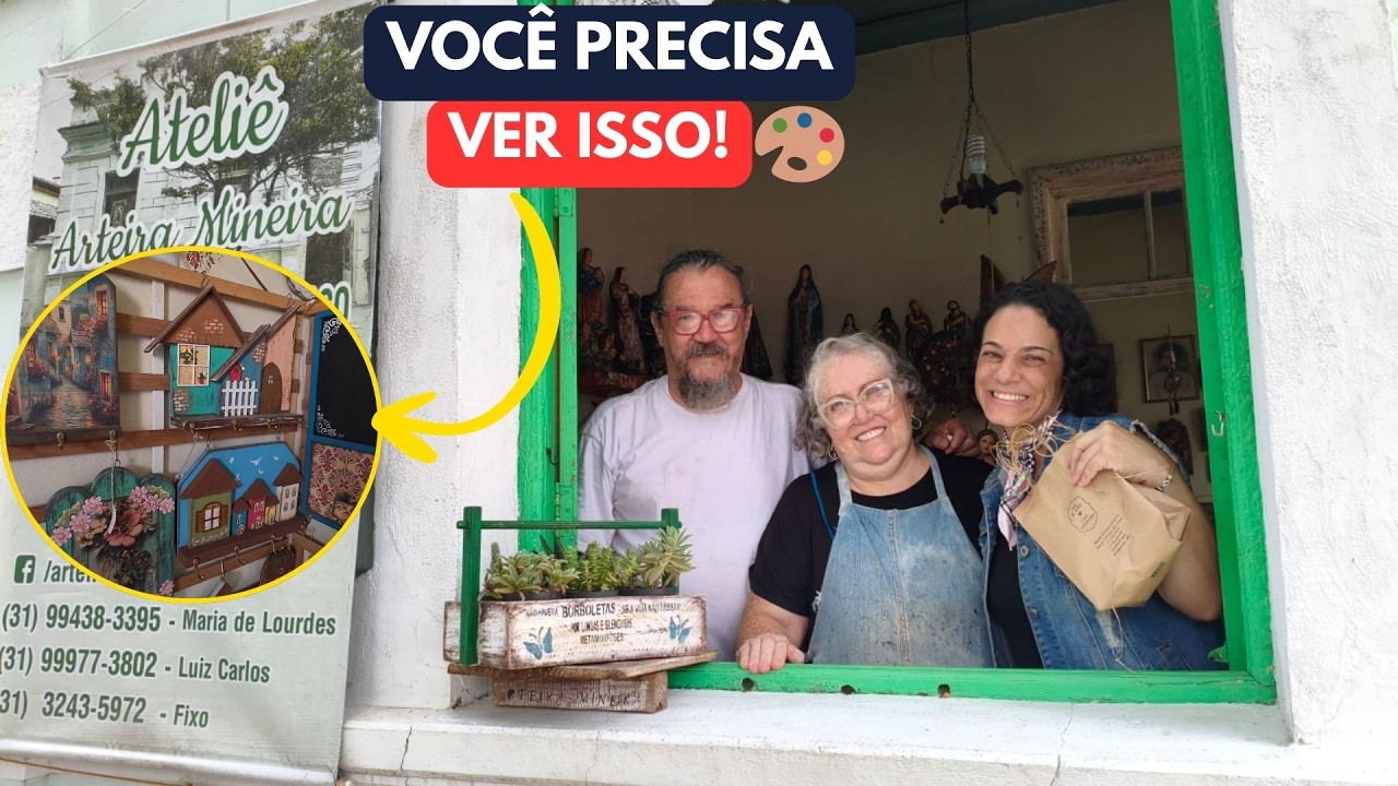 Entramos em uma CASA CENTEN&Aacute;RIA cheia de arte em BH! 🏡✨