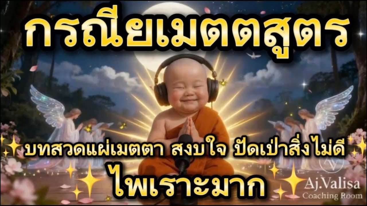 ✨สวดกรณียเมตตสูตรกับเณรน้อย✨ฟังทุกวัน เสริมพลังเมตตา ปัดเป่าสิ่งไม่ดีออกจากชีวิต✨ #กรณียเมตตสูตร