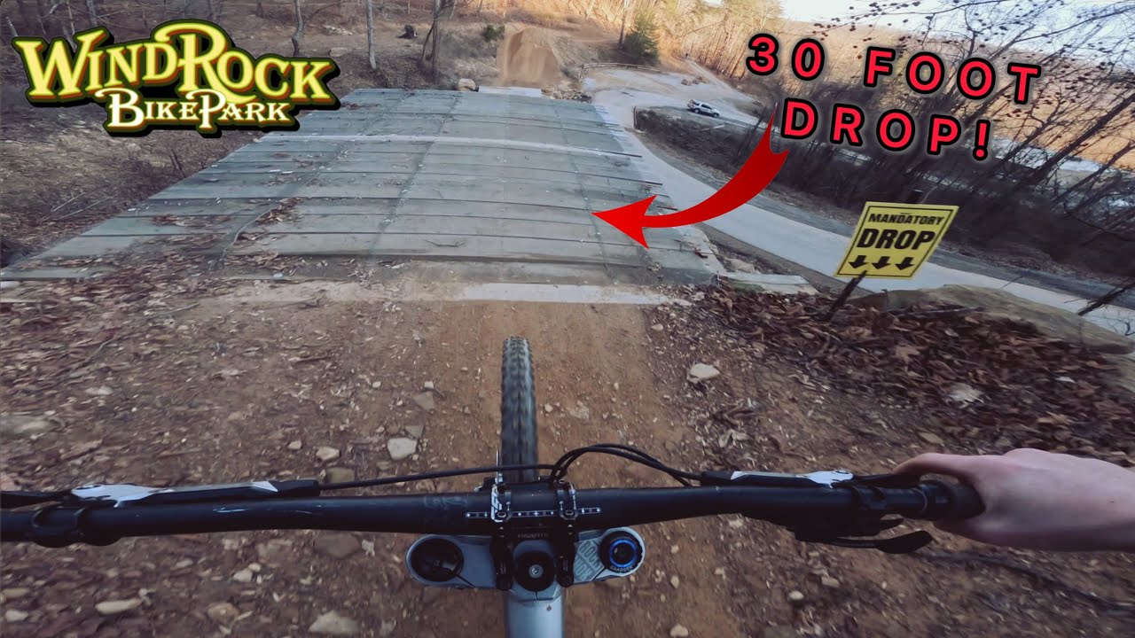 Testing my New Bike on Some HUGE Features! | Windrock Bike Park