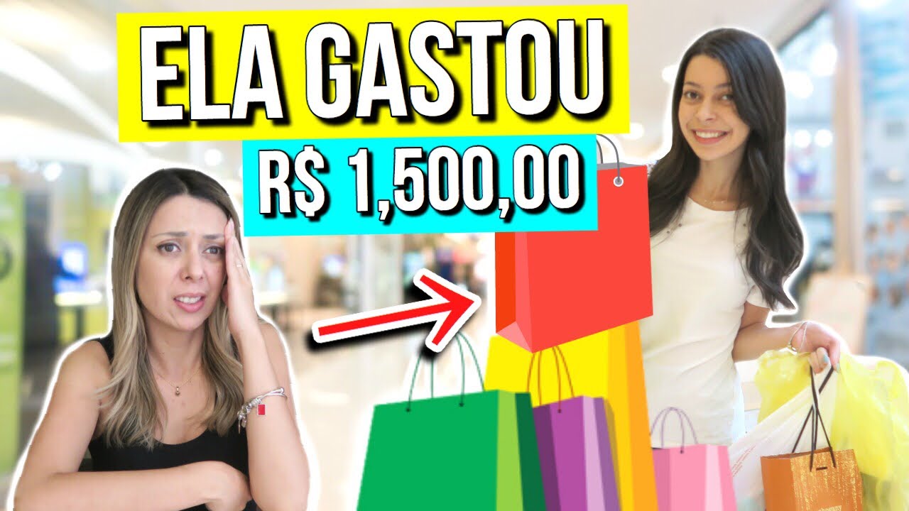 MINHA M&Atilde;E DISSE SIM PRA TUDO NO SHOPPING