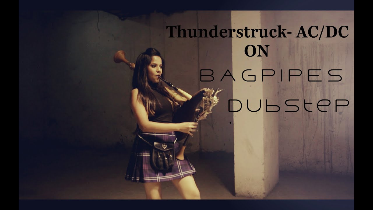 Thunderstruck AC/DC Cover on Bagpipes - The Snake Charmer