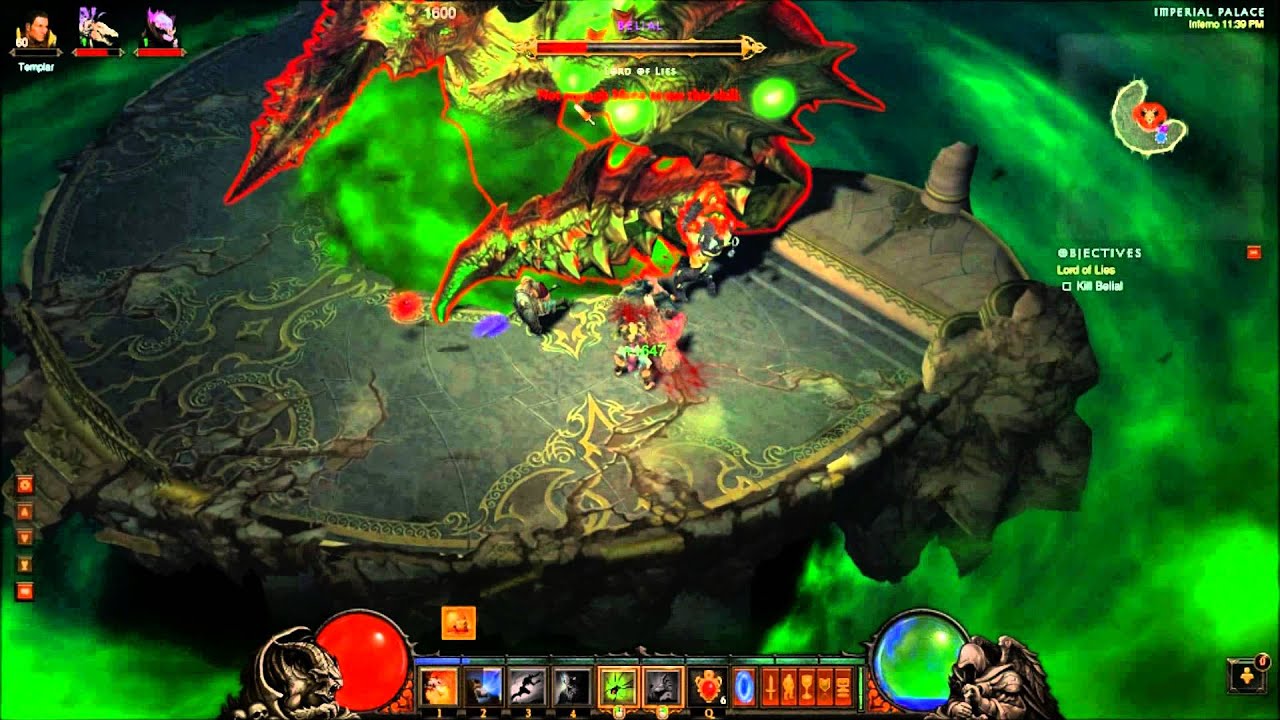 Diablo 3 Inferno - Act 1-3 bosses solo Witch Doctor