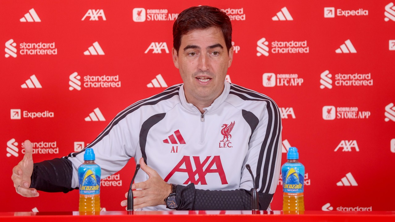 Ipswich Town FC v Liverpool FC - Andoni Iraola Pre-match Press Conference