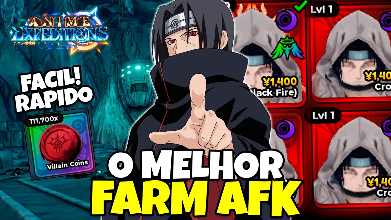 MELHOR FARM AFK de VILLAIN COINS no EVENTO do ANIME EXPEDITIONS (PC e Mobile)!