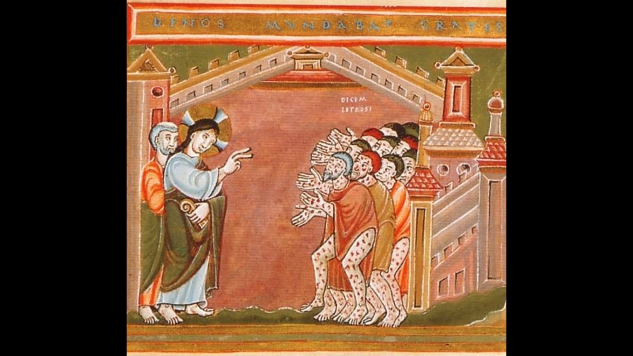 L'Arte del Vangelo - Guarigione dei dieci lebbrosi; The art of the Gospel. Healing of the ten lepers