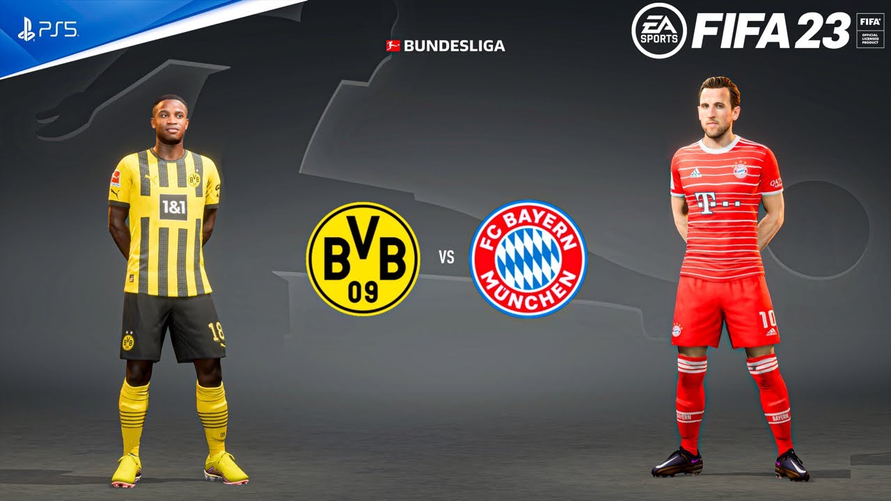 FIFA 23 - Borussia Dortmund Vs Bayern Munich - Bundesliga 23/24 | PS5™ [4K60] Next Gen