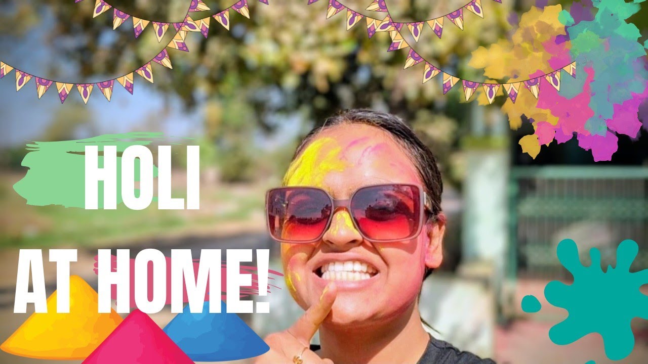  Holi 2026 Vlog 🌈 | Colors, Fun & Happy Moments at Home 