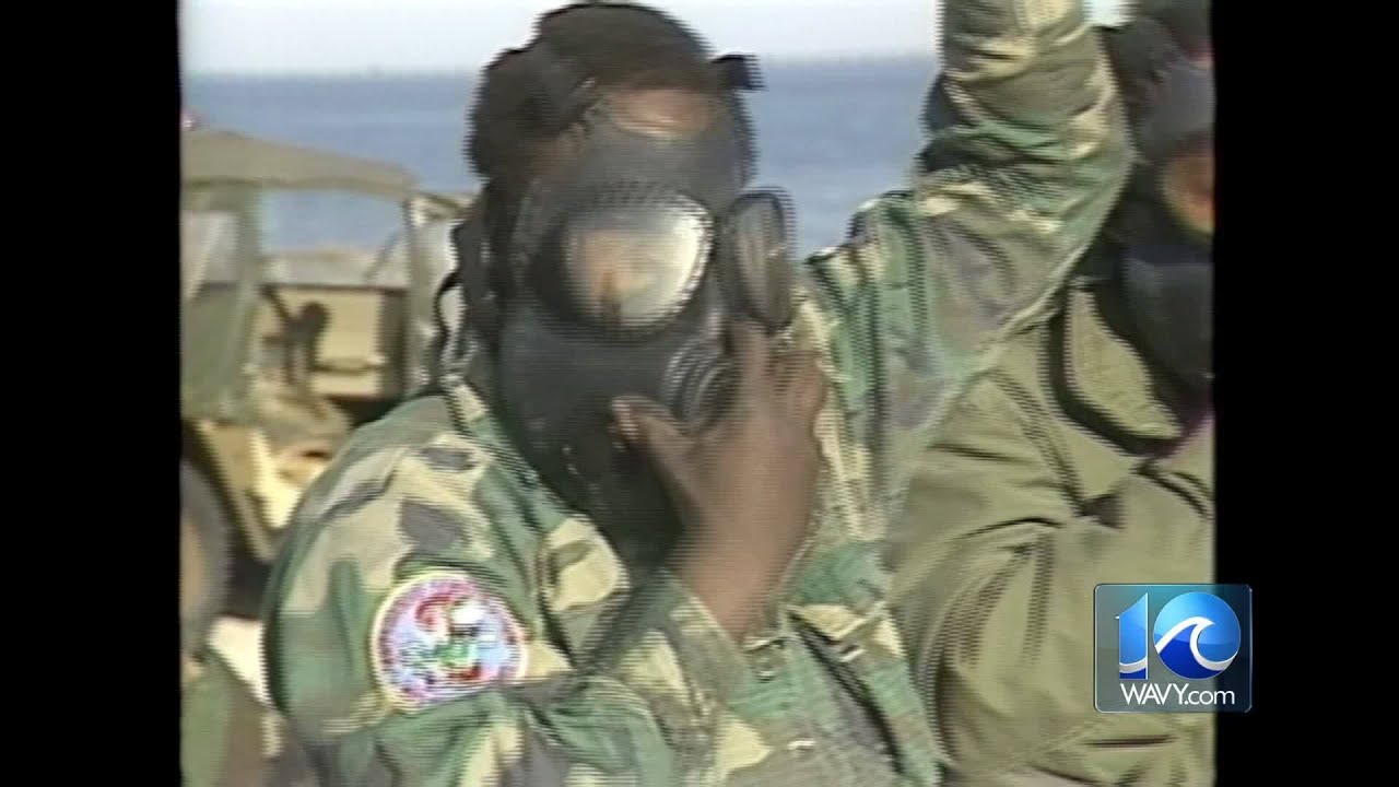 1983 Little Creek Base Chemical Weapons Drill WAVY Archive