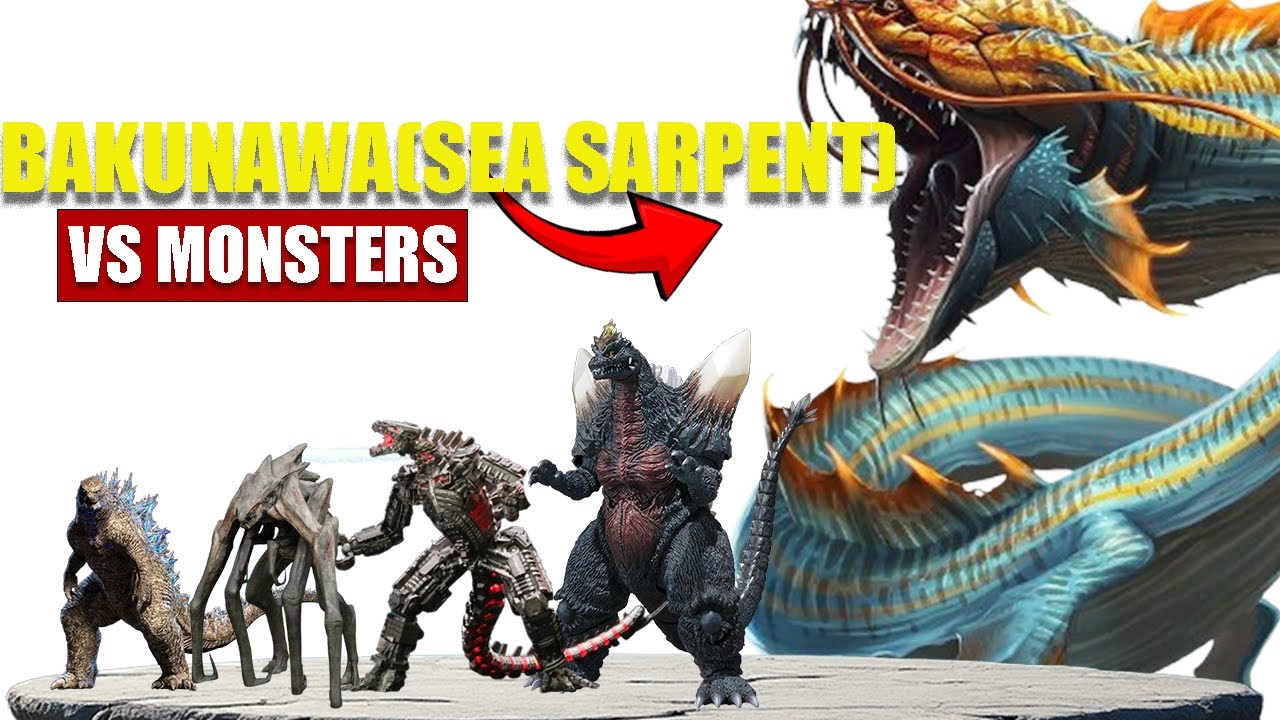 Bakunawa Sea Serpent vs Giant Monsters | 3D Monsters Size Comparison 2025