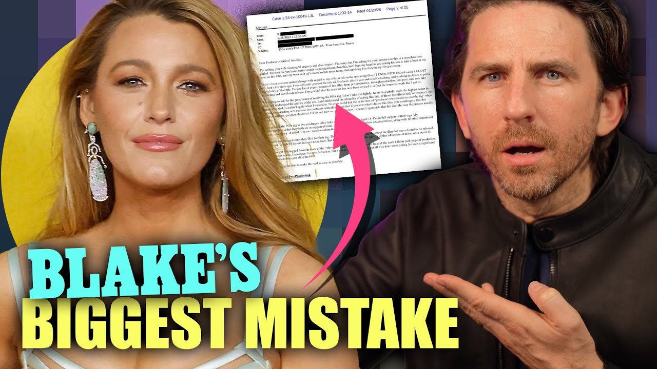 Blake Lively's Producer Email Contradicts Her Biggest Claims - A Chat With 