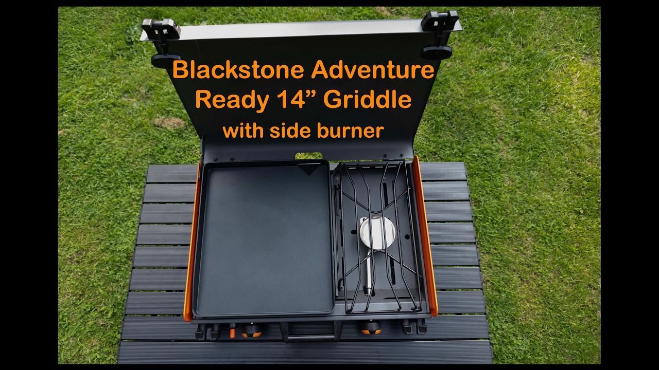 We got a Blackstone Adventure Ready Griddle!