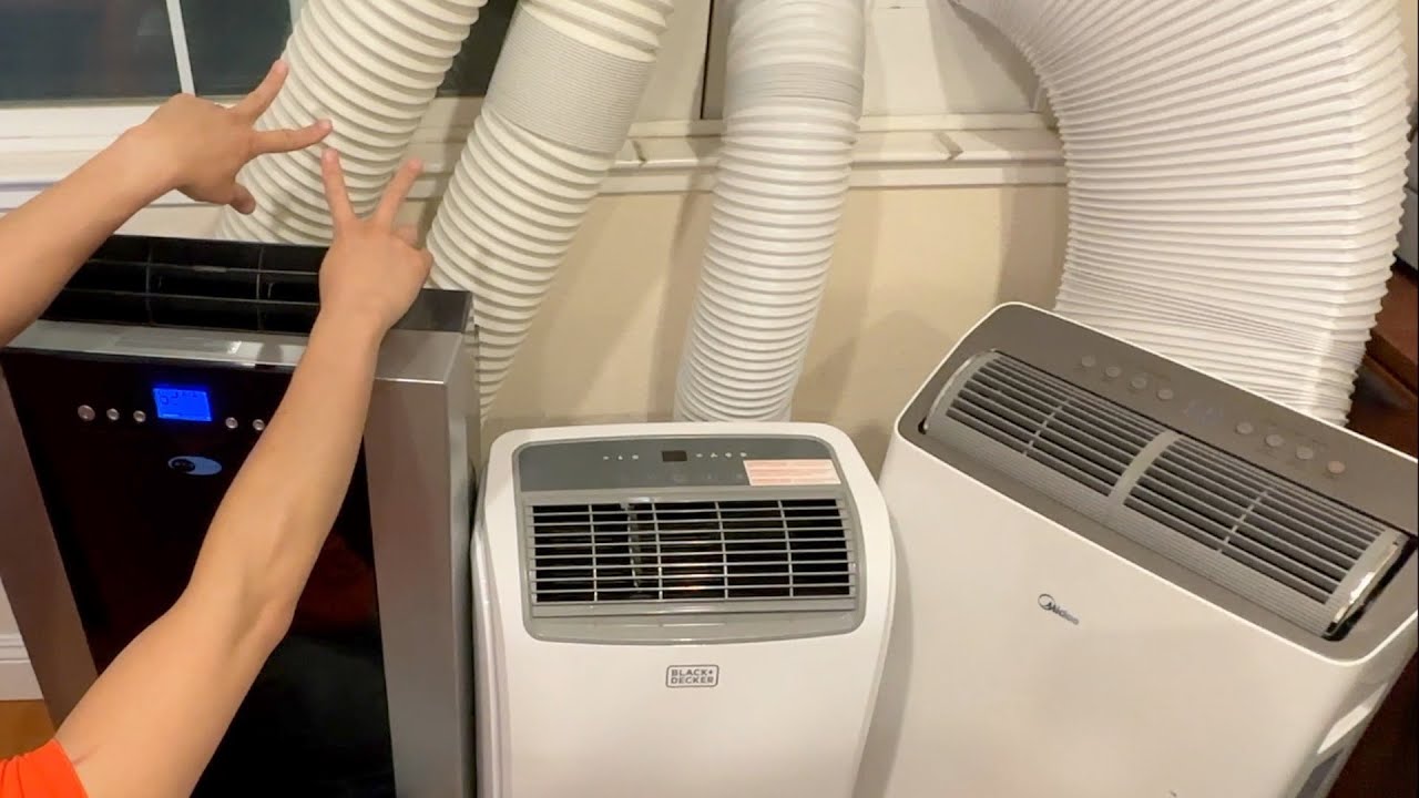 DUAL Hose vs. SINGLE Hose vs. Hybrid Midea DUO!!! WHYNTER ARC-14S BLACK & DECKER vs MIDEA Duo!