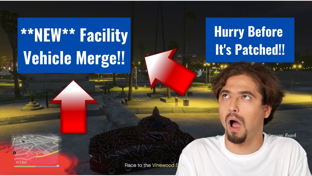 **NEW** Facility Vehicle Merge!! Very Easy!! #GTA #Gaming  #Glitch #merge