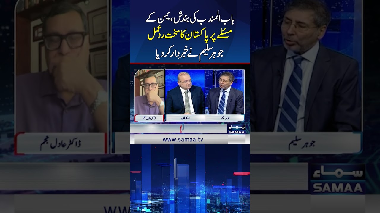 Pakistan Issues Strong Response to Bab el-Mandeb Closure and Yemen Crisis, Jauhar Saleem Warns