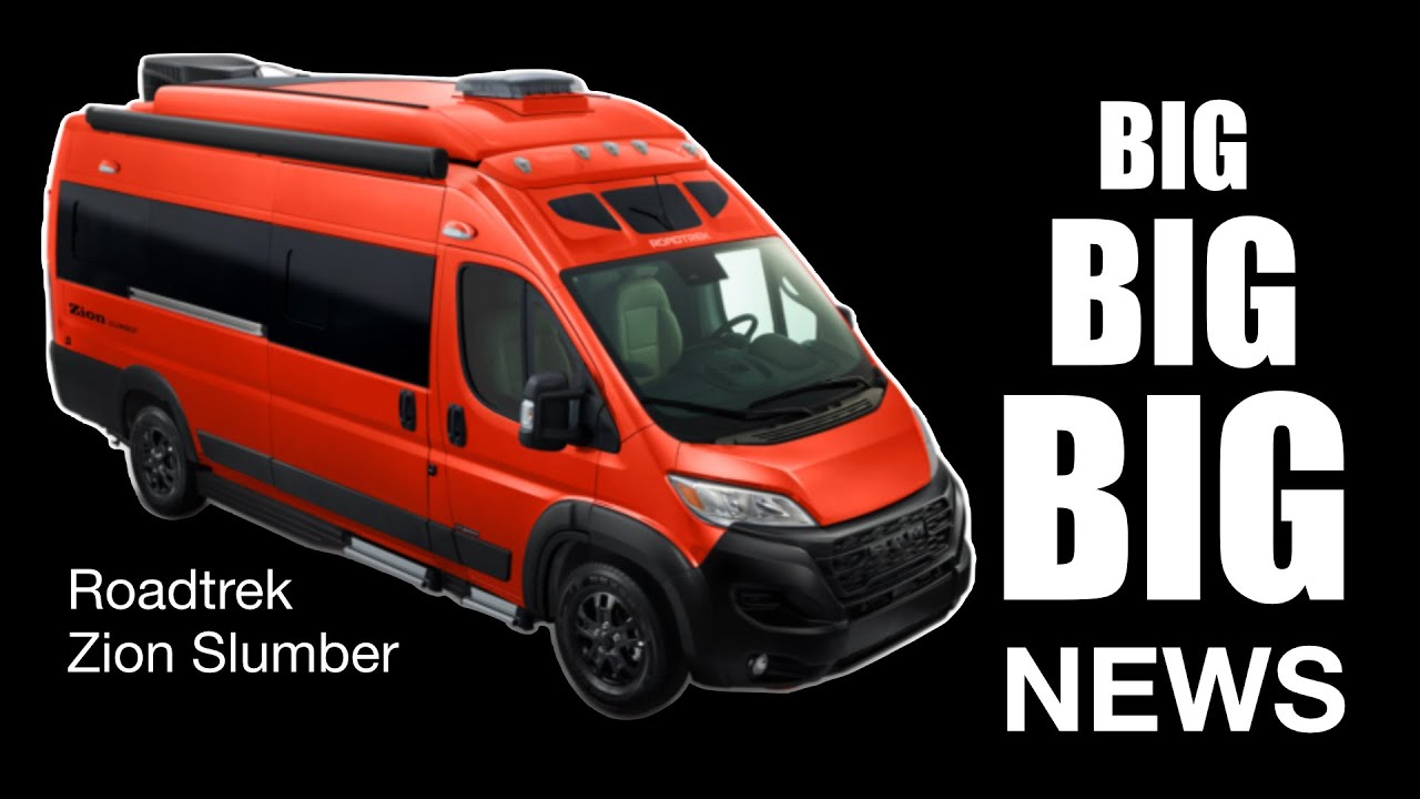 NEW ROADTREK ZION SLUMBER pop top tour + EXCITING NEWS About 2025 Florida RV SuperShow