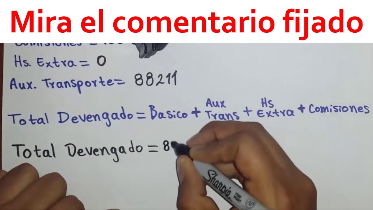 Como Liquidar Nomina ejercicio paso a paso