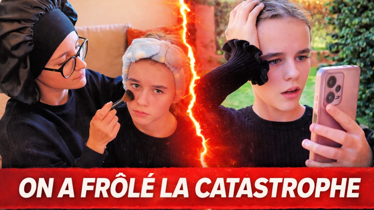 VLOG : ON A FRÔLÉ LA CATASTROPHE 😱  --- MAKE UP ENTRE SOEUR FIN DE VIDEO 🥰