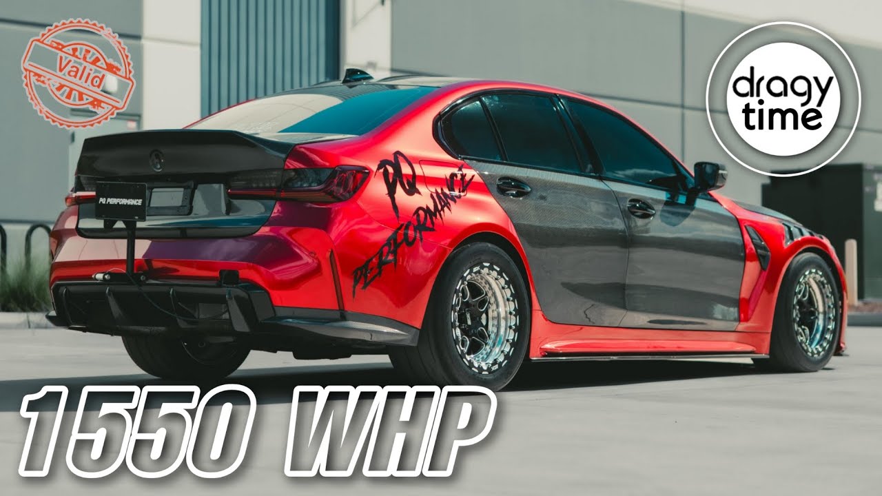 1550 WHP BMW M3C G80 X-Drive | S58 Single Turbo | INSANELY FAST from 100-200 Km/h & 60-130 mph VALID
