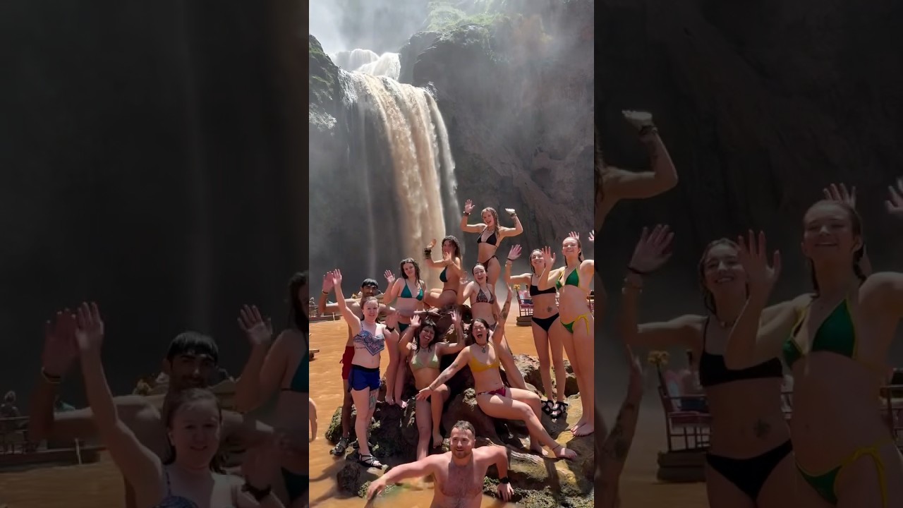 WELCOME TO MOROCCO - OUZOUD FALLS #morocco #falls #shorts
