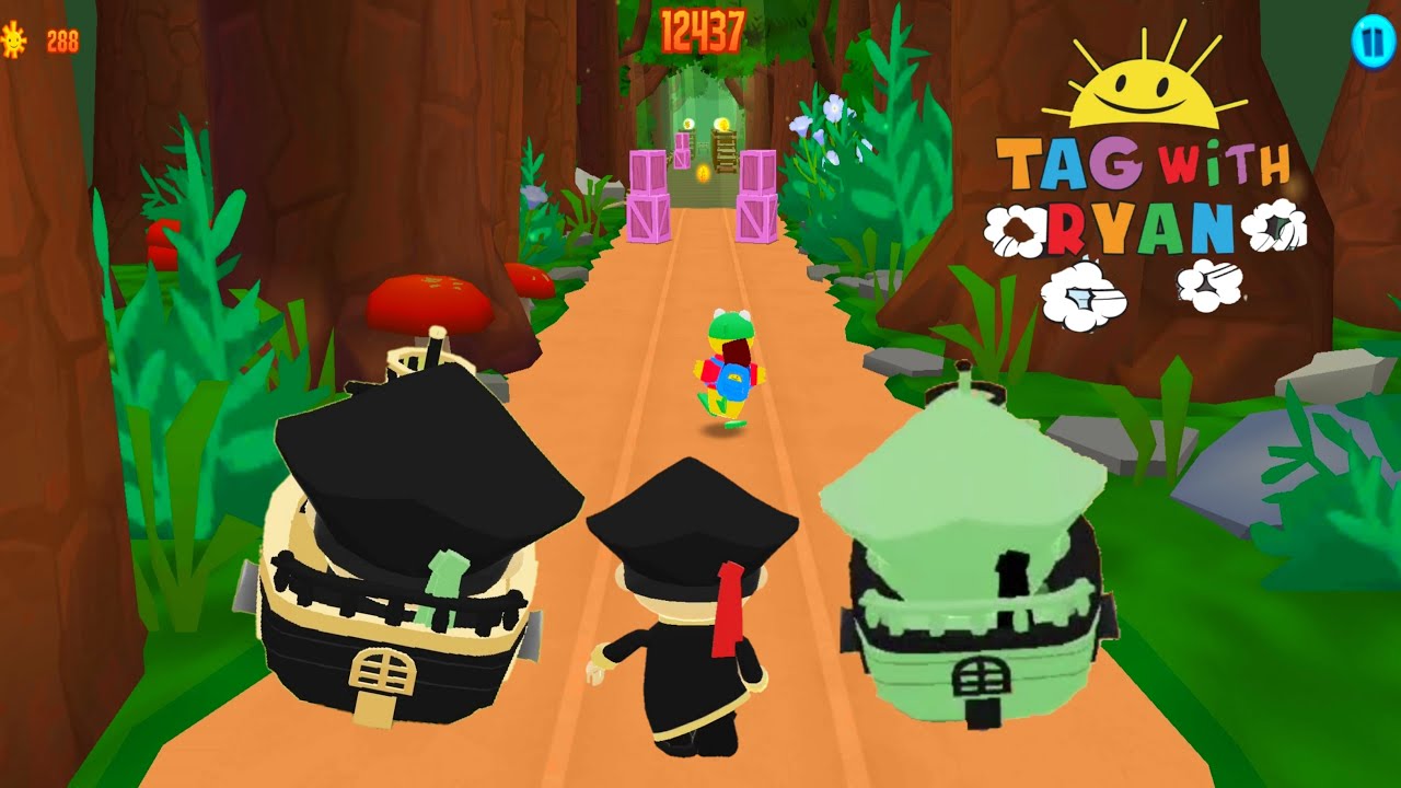 Tag with Ryan Ghost Pirate Ryan on Ghost Ship vs Pirate Ryan on Schooner Ship Gameplay | U-PLAY